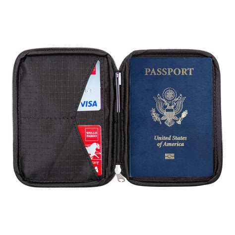 rfid blocking passport holder